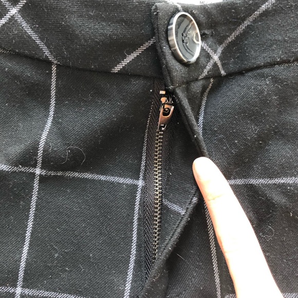 MANGO Check flare Trousers size 2 - Picture 10 of 16